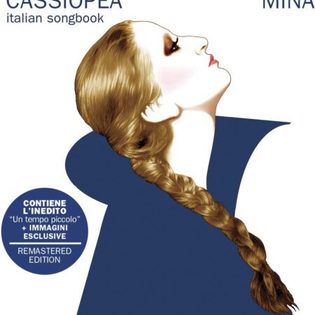 Vinile Cassiopea colorazione blu album Mina Mazzini